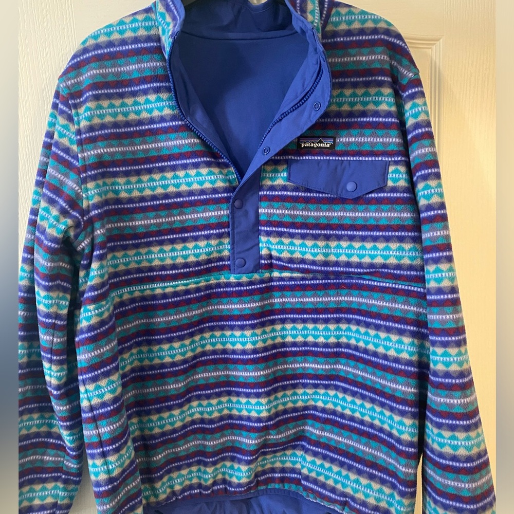 Patagonia Reversible Quarter Zip Pullover